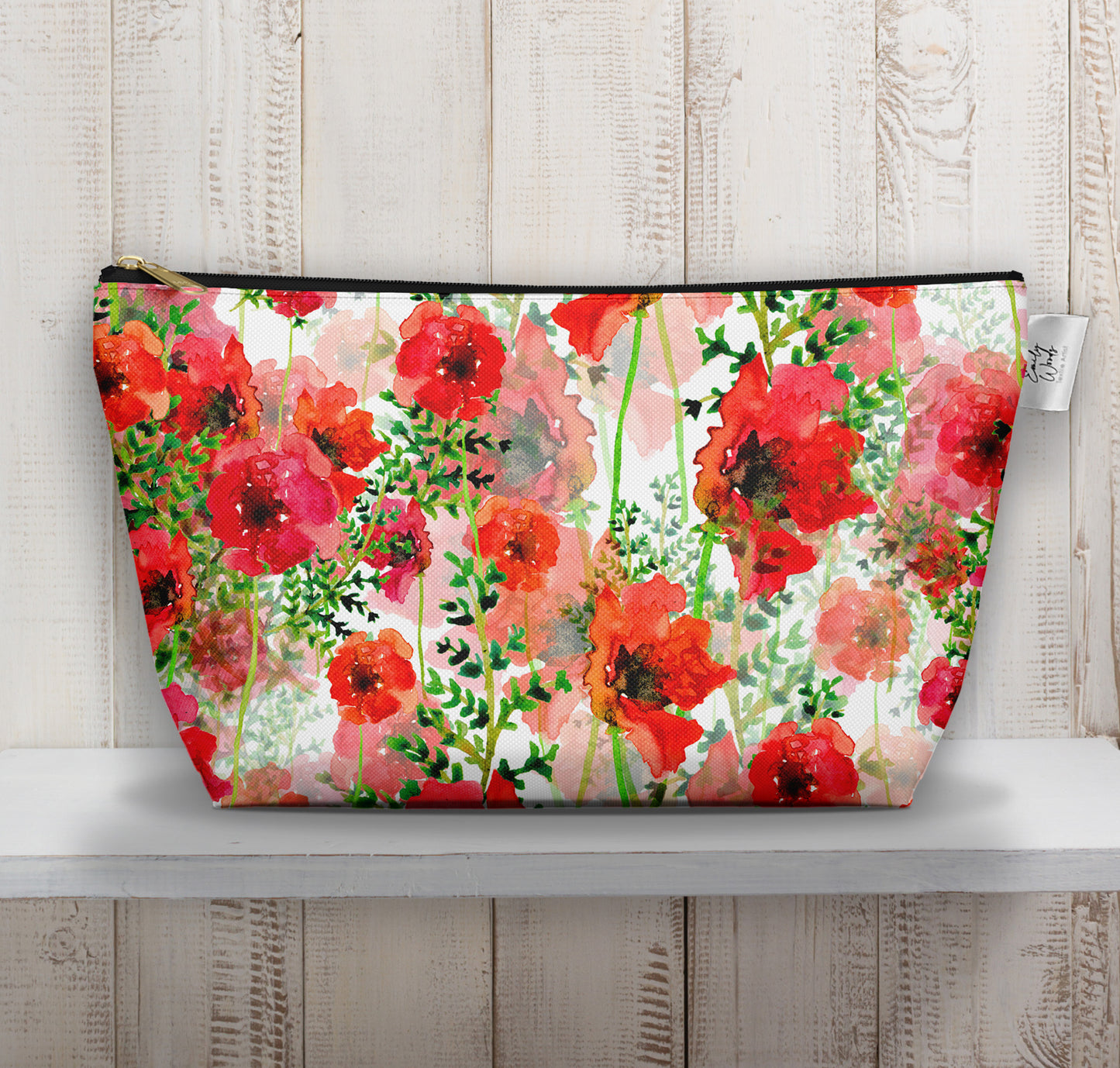 'Poppy Field' Large Wash Bag