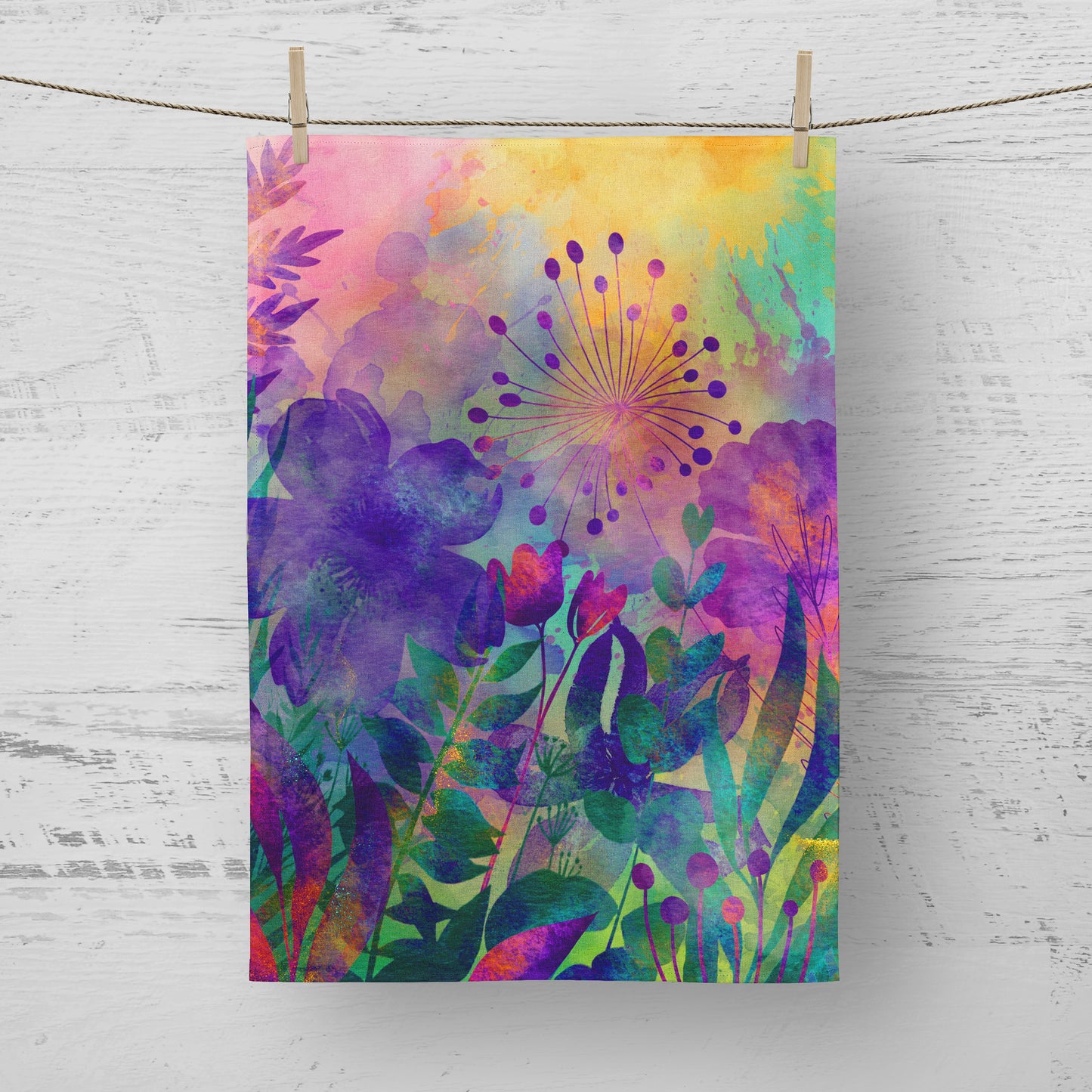 'Summer Breeze' Tea Towel