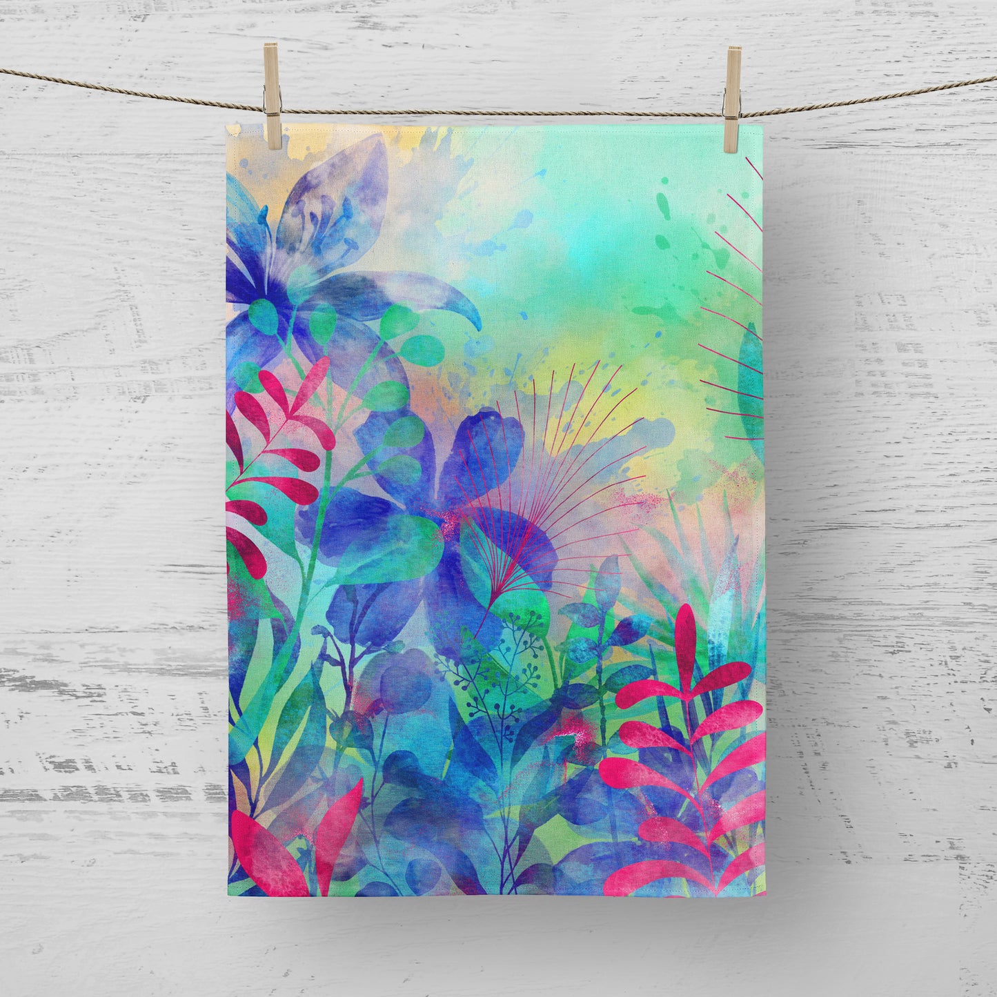 'Summer Morning Haze' Tea Towel
