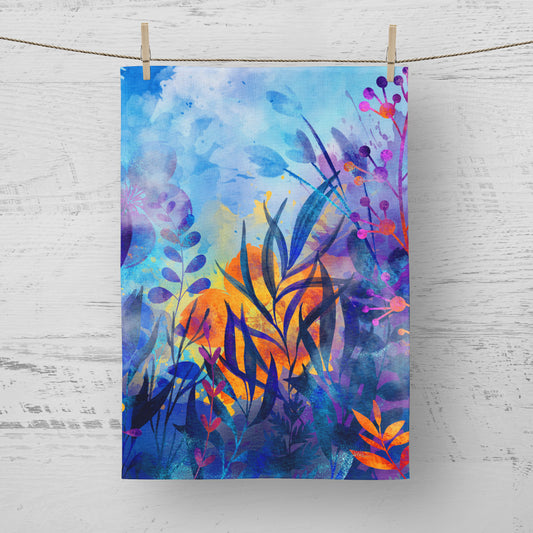 'A Golden Glow' Tea Towel