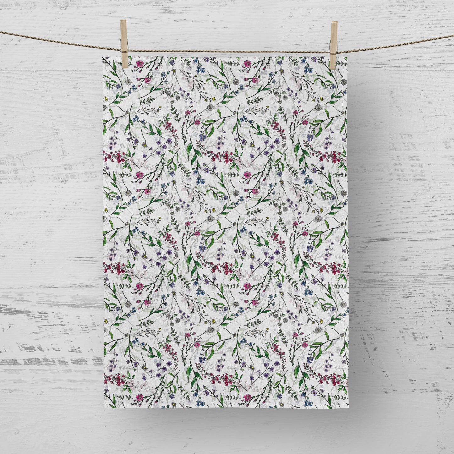 'Forget-Me-Not' Tea Towel