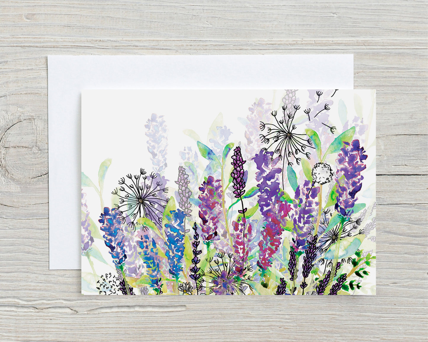 'Fresh Lavender' Notecards