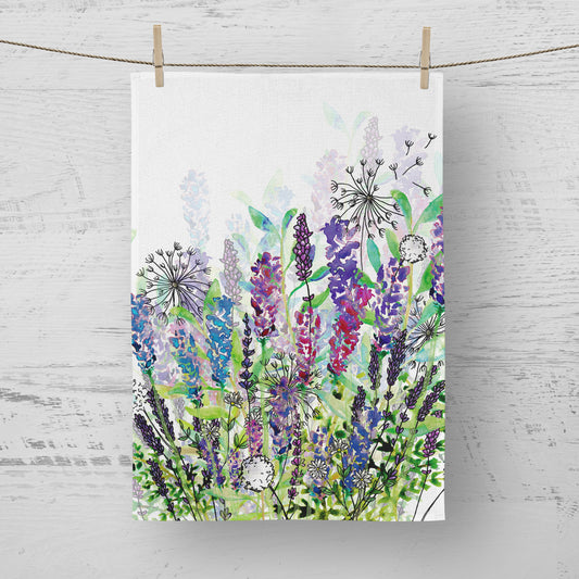 'Fresh Lavender' Tea Towel