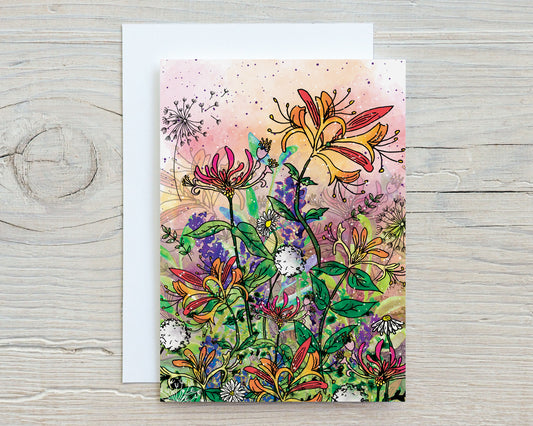 'Honeysuckle Garden' Notecards