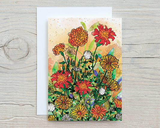 'Marigold Garden' Notecards