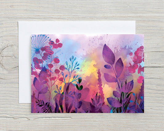 'Pretty in Purple' Notecards