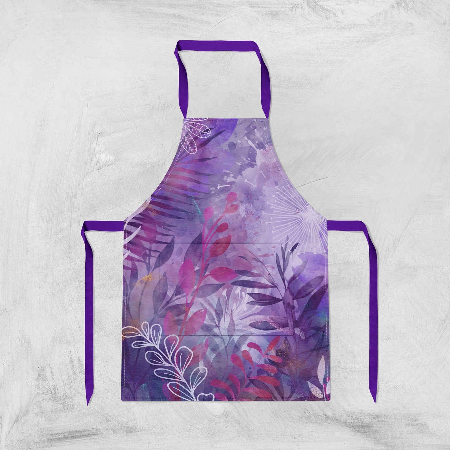 'Purple Crazy' Apron