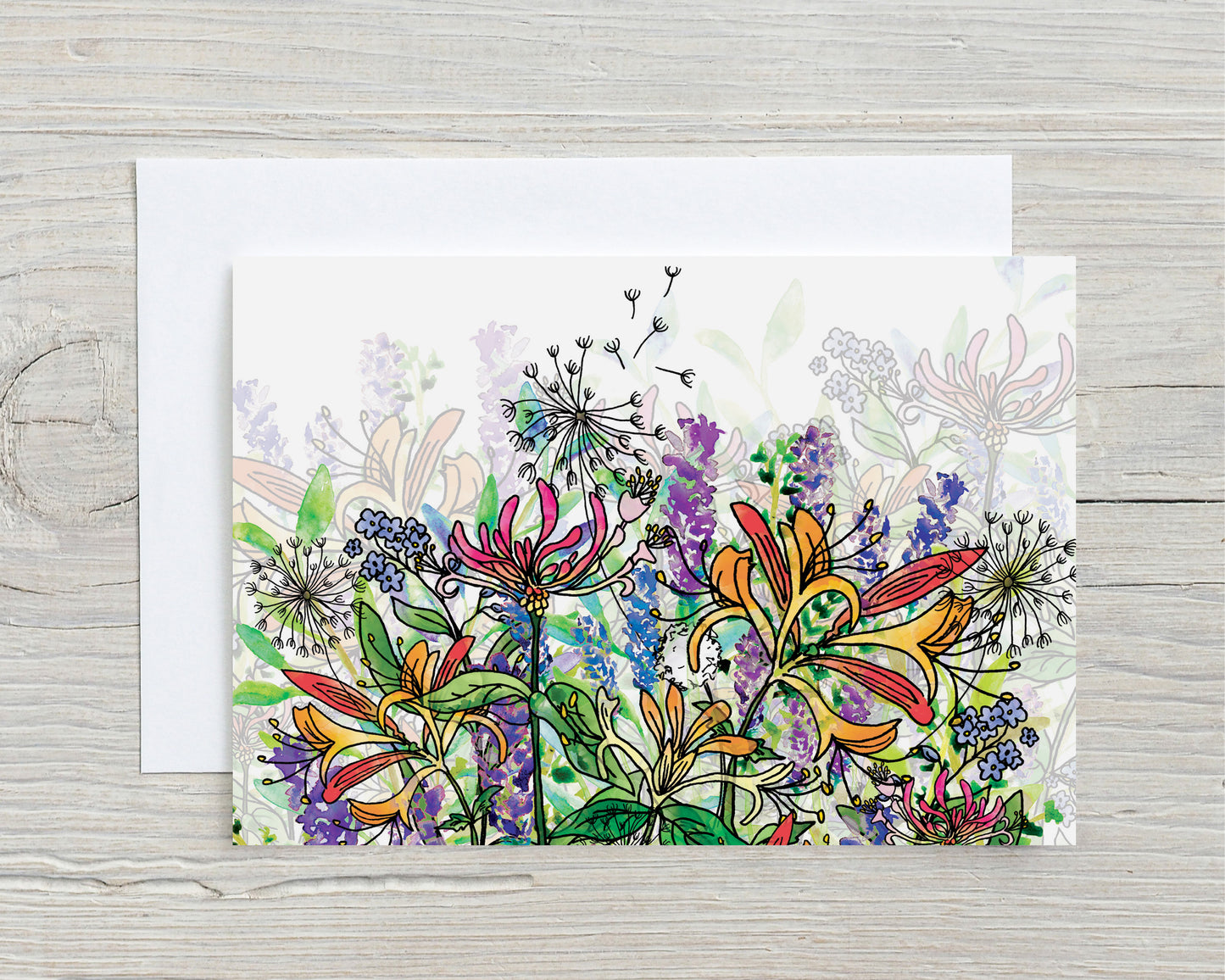 'Summer Flowers' Notecards