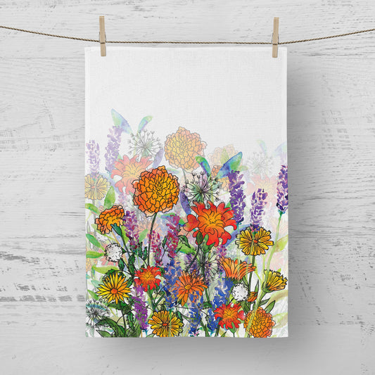 'Sunset Glow' Tea Towel