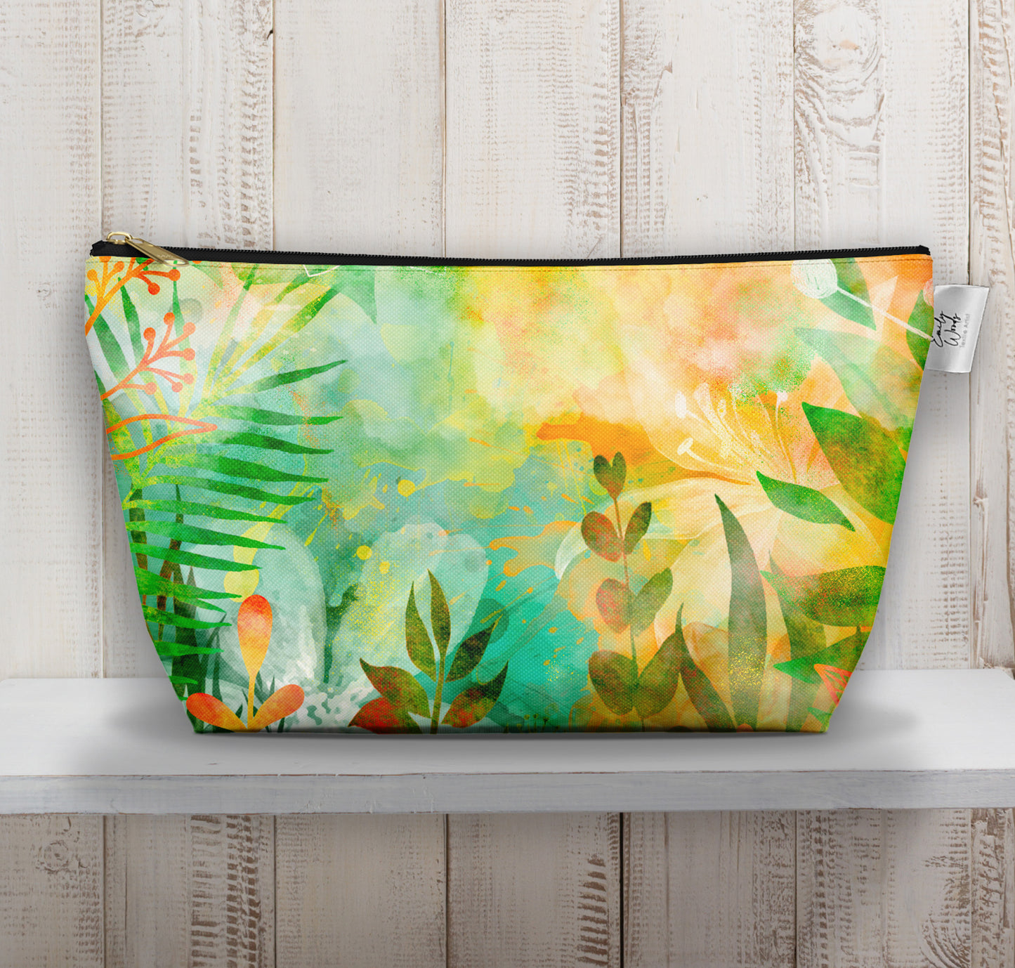 'Tropical Glow' Large Wash Bag